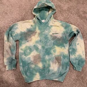 iet frans tie dye hoodie from urban outfitters